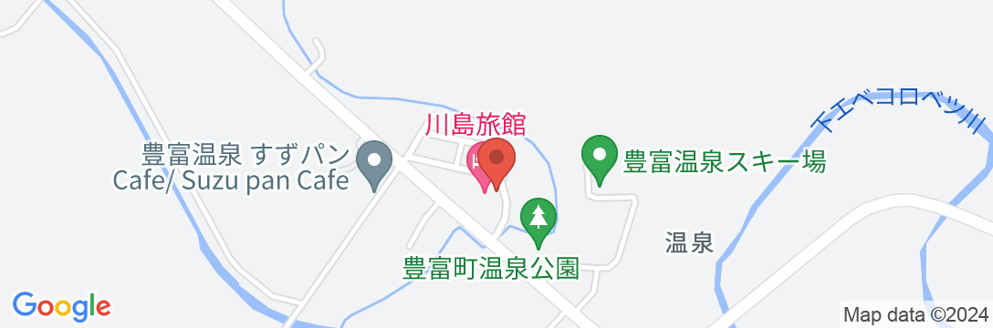 豊富温泉 川島旅館の地図