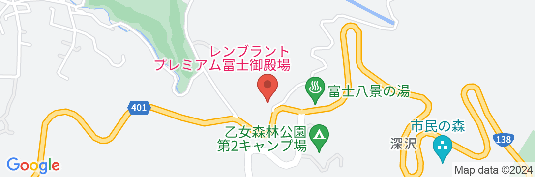 レンブラントプレミアム富士御殿場の地図