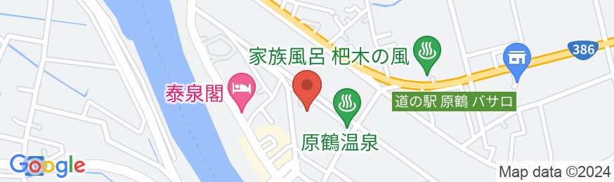 原鶴温泉 ホテルTOPMEGA伊藤園の地図