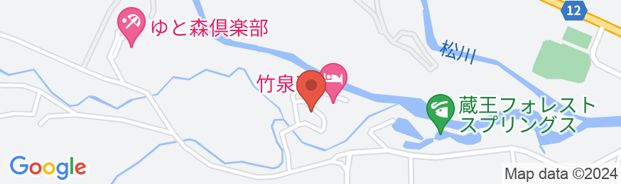 竹泉荘 CHIKUSENSO ONSENの地図