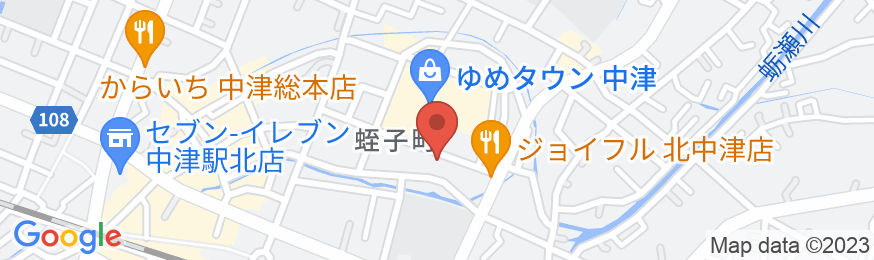竹内旅館 <大分県>の地図