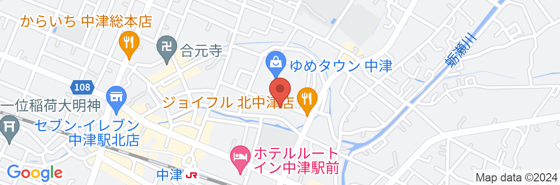 竹内旅館 <大分県>の地図