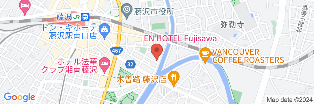 EN HOTEL Fujisawa(FUJISAWA HOTEL EN)の地図