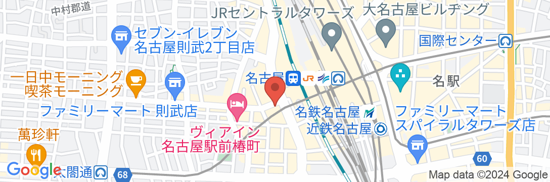 三交イン名古屋新幹線口の地図