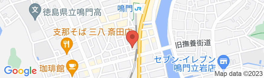 ビジネスホテル鳴門の地図