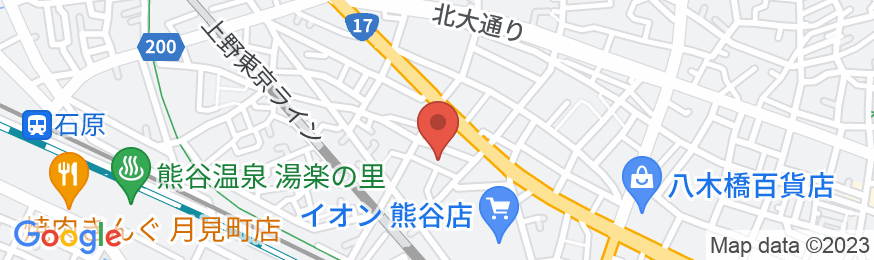 キャビン熊谷の地図