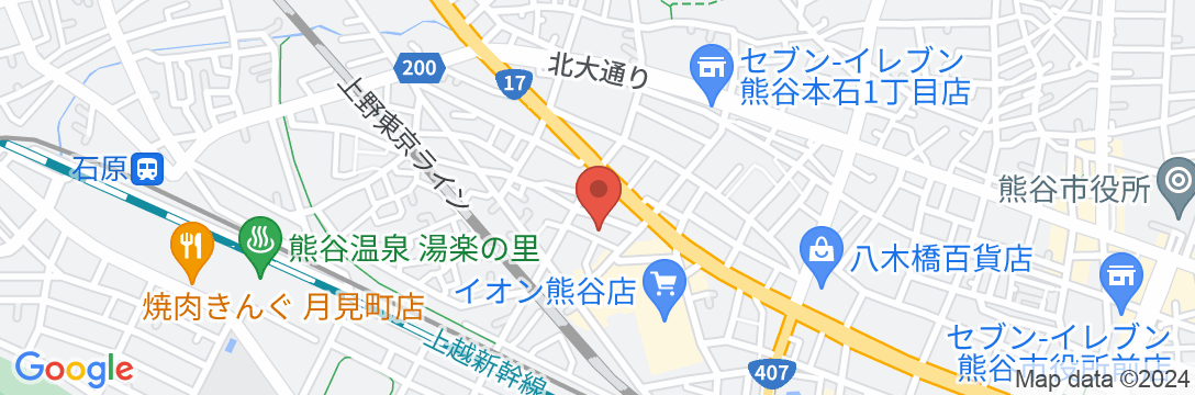 キャビン熊谷の地図
