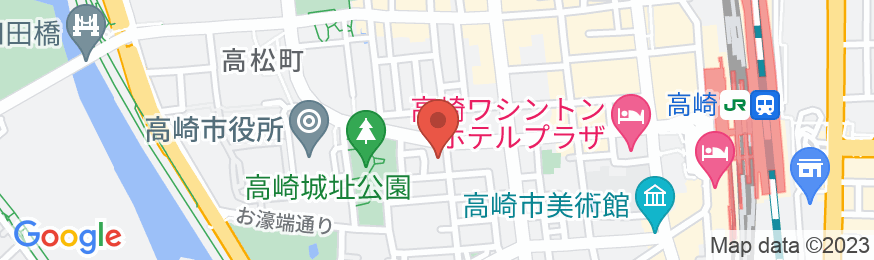 Tabist ビジネスホテルたきざわ 高崎駅西口の地図