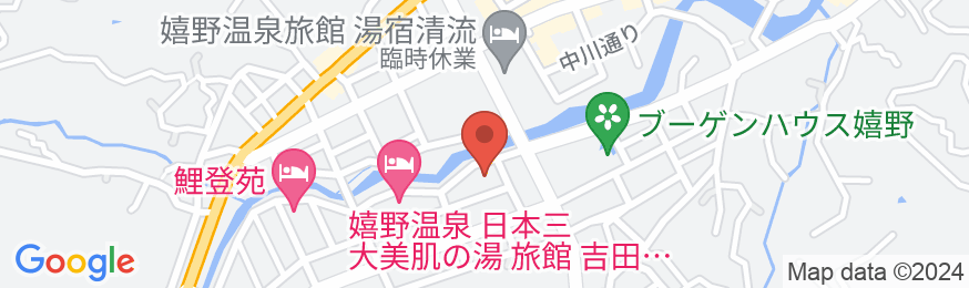 嬉野温泉 ホテル華翠苑の地図