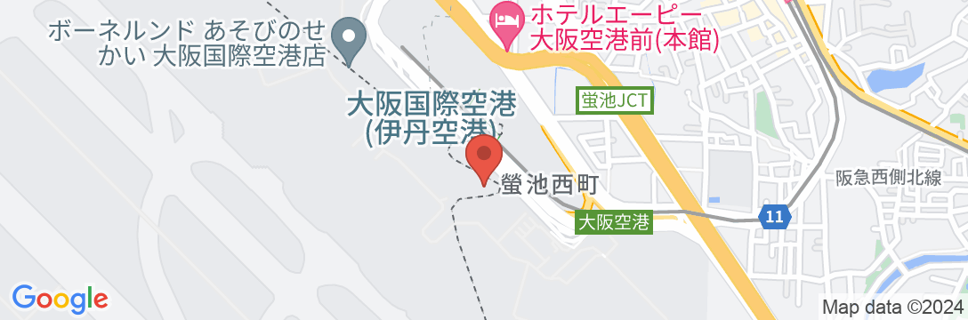 大阪空港ホテルの地図
