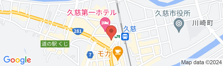 久慈ステーションホテルの地図