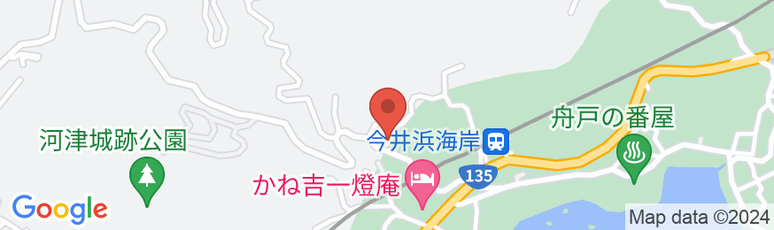 今井浜温泉旅館 心のどかの地図