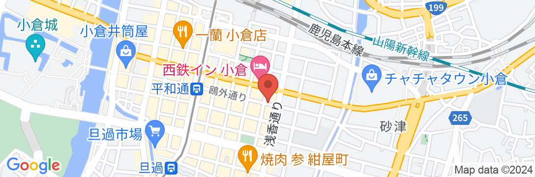 Tabist ホテルテトラ 北九州の地図