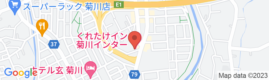 くれたけイン菊川インターの地図