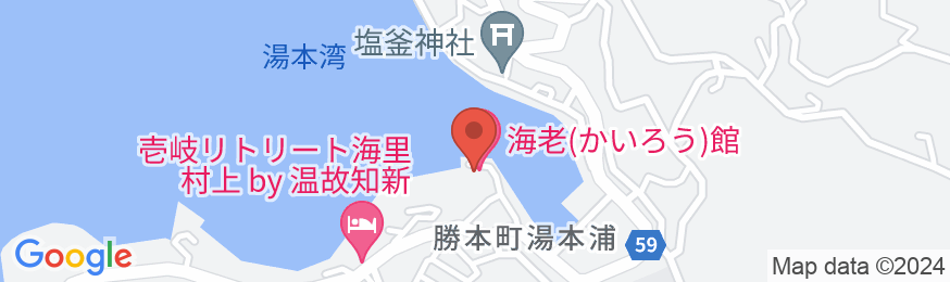 湯ノ本温泉 旅館 海老館 <壱岐島>の地図