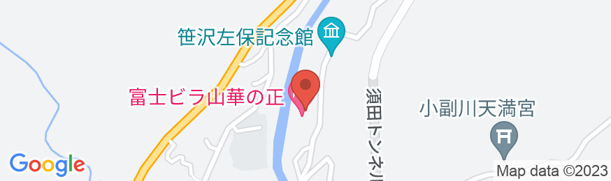 富士ビラ山華の正の地図