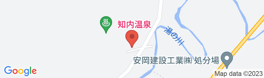 ユートピア和楽園 知内温泉旅館の地図