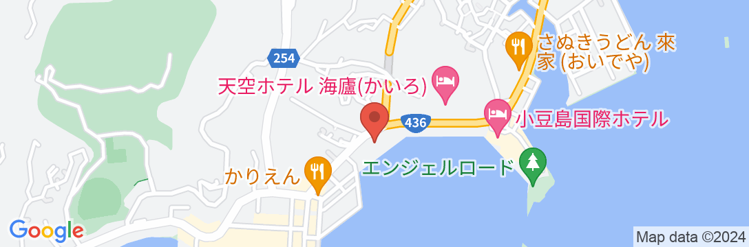 オリーブ温泉 小豆島グランドホテル水明 <小豆島>の地図