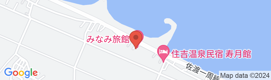 みなみ旅館 <佐渡島>の地図