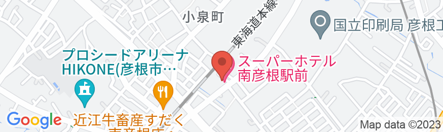 スーパーホテル南彦根駅前の地図