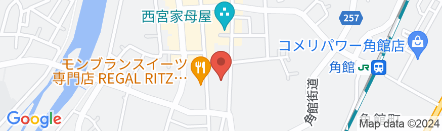 田町武家屋敷ホテルの地図