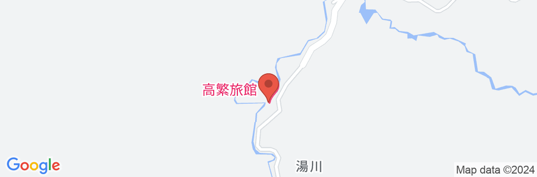 湯川温泉 湯治 高繁旅館の地図