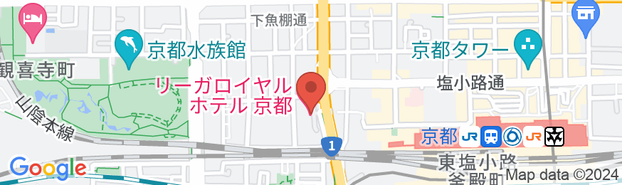 リーガロイヤルホテル京都の地図