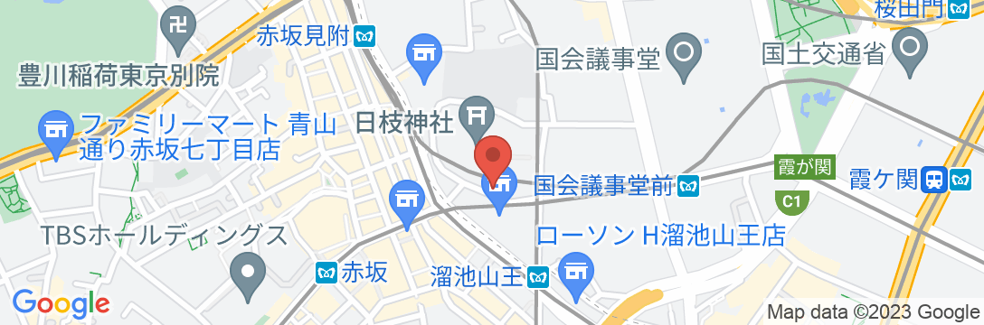 ザ・キャピトルホテル東急の地図
