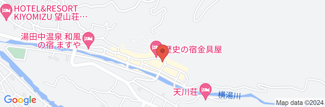 信州渋温泉 洗心館 松屋の地図