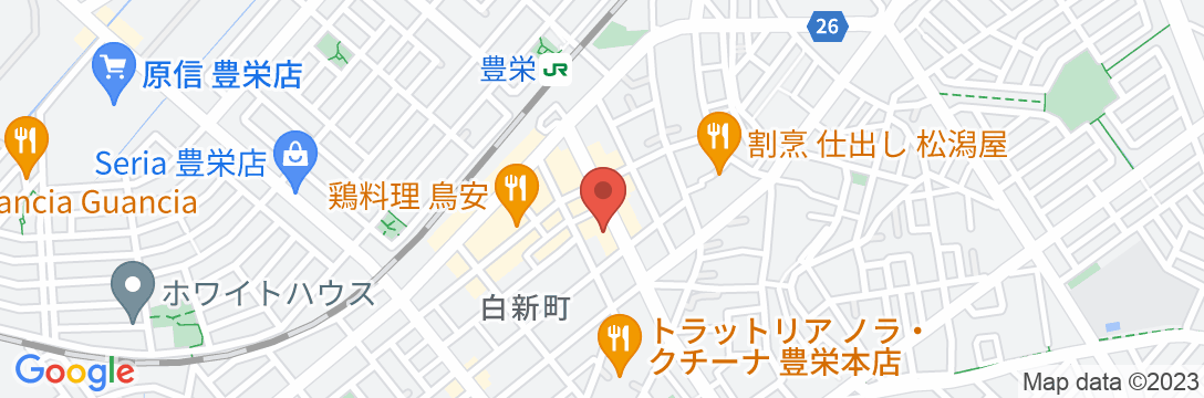 長岡屋<新潟市>の地図