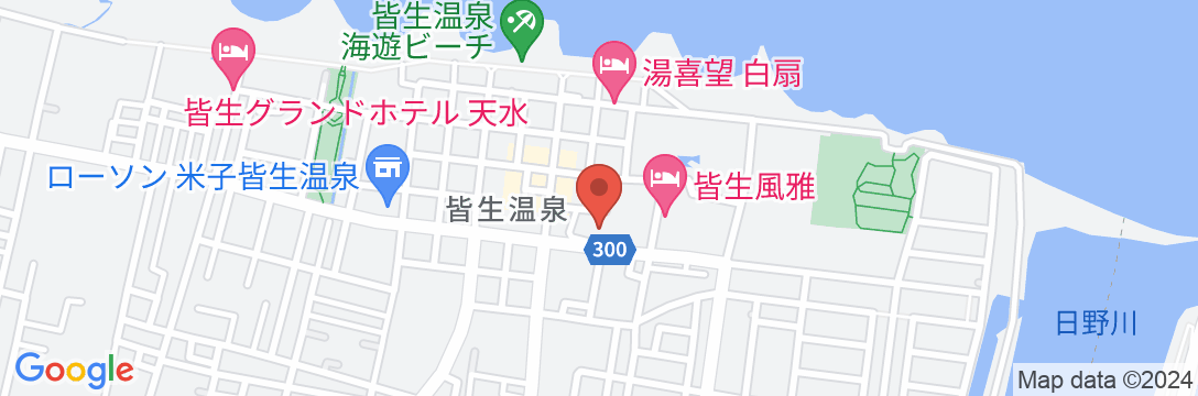 皆生温泉 三井別館の地図