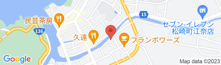 松崎温泉 御宿しんしまの地図