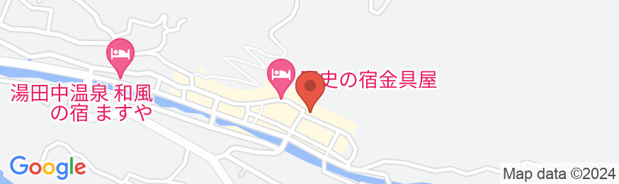 渋温泉 月見の湯 山一屋の地図