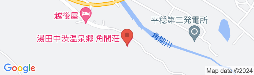 湯田中渋温泉郷 自炊が楽しい 角間荘の地図