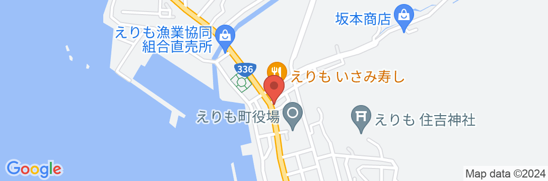 かめや旅館<北海道>の地図