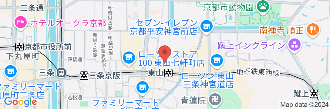 民宿 古梅川の地図