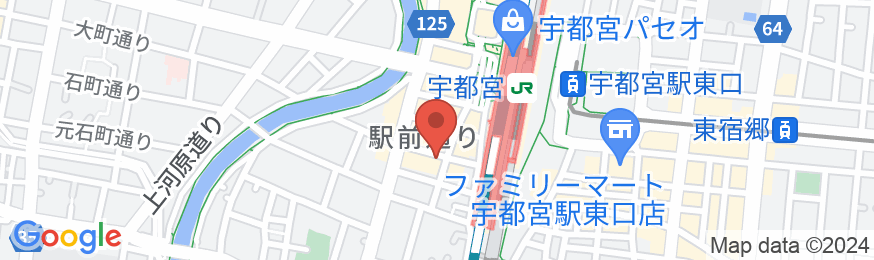 リッチモンドホテル宇都宮駅前アネックスの地図