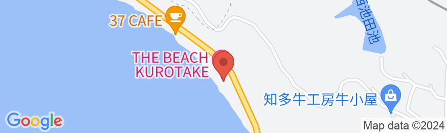 THE BEACH KUROTAKE(旧魚友)の地図
