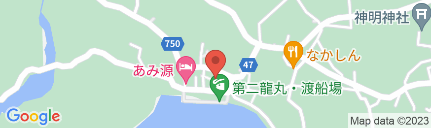 民宿北川の地図