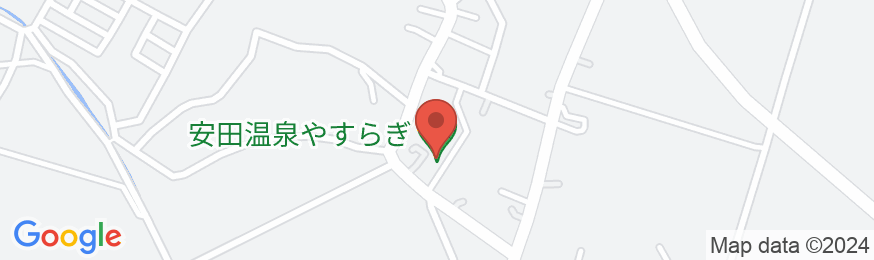 安田温泉やすらぎの地図
