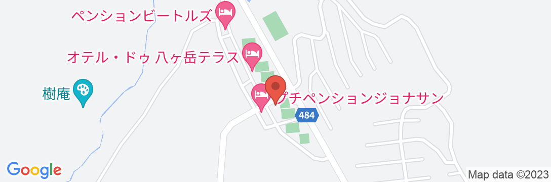 富士見高原ペンション RYOZOの地図