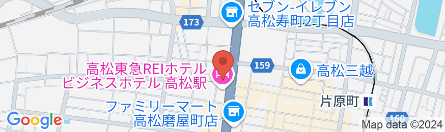 東横INN高松兵庫町の地図