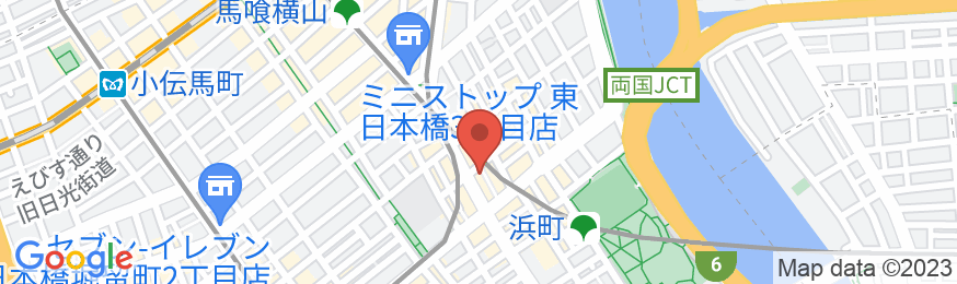 東横INN日本橋浜町明治座前の地図