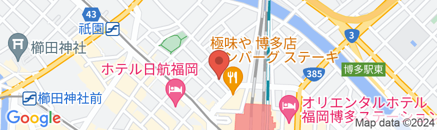 東横INN博多駅バスターミナル前の地図