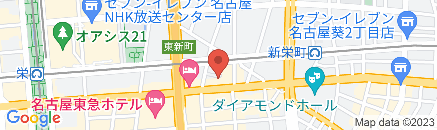 東横INN名古屋栄の地図