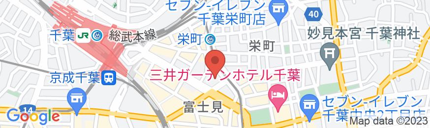 東横INN千葉駅前の地図