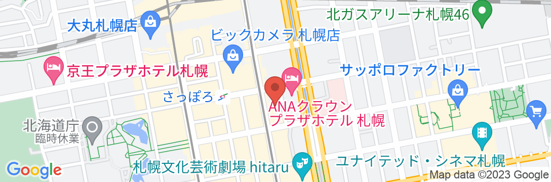 東横INN札幌駅南口の地図