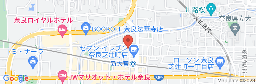東横INN奈良新大宮駅前の地図