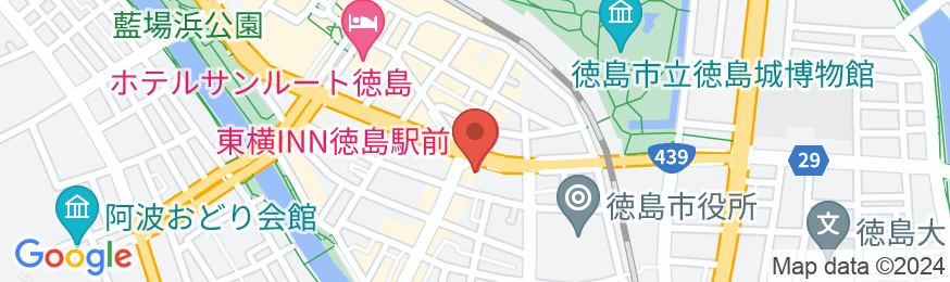 東横INN徳島駅前の地図