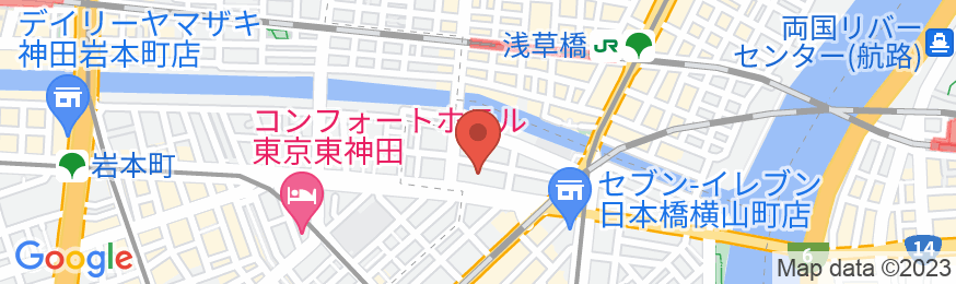 東横INN神田秋葉原の地図